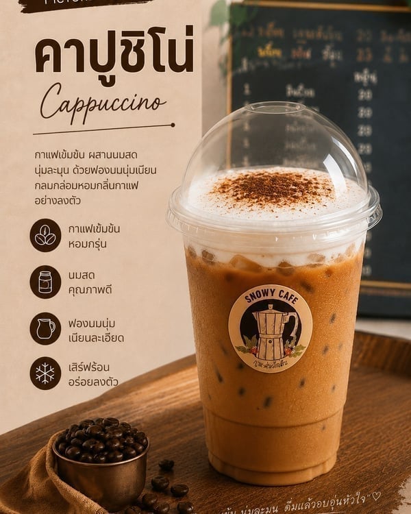 คาปูชิโน่ (Cappuccino)