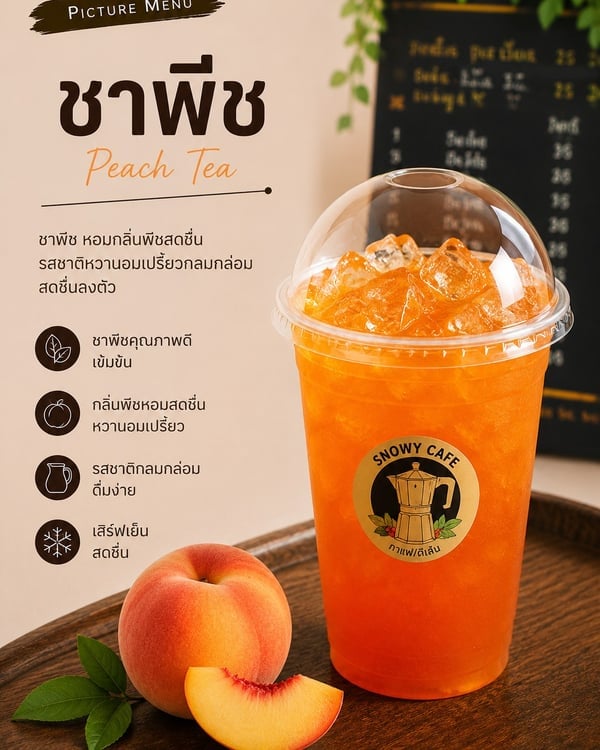 ชาพีช (Peach Tea)