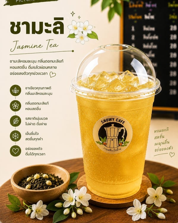 ชามะลิ (Jasmine Tea)