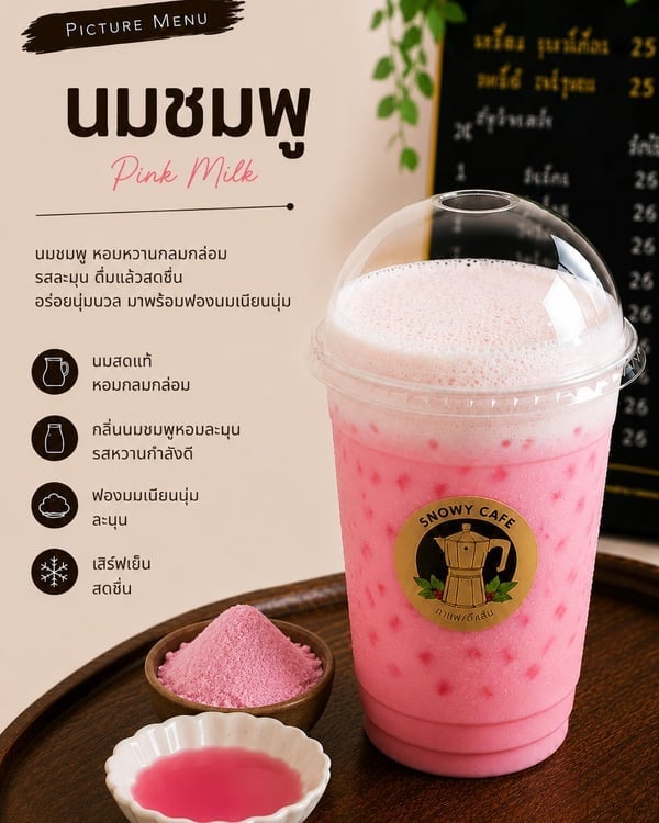 นมชมพู (Pink Milk)