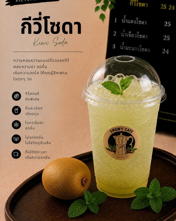 กีวี่โซดา (Kiwi Soda)