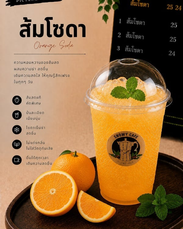 ส้มโซดา (Orange Soda)