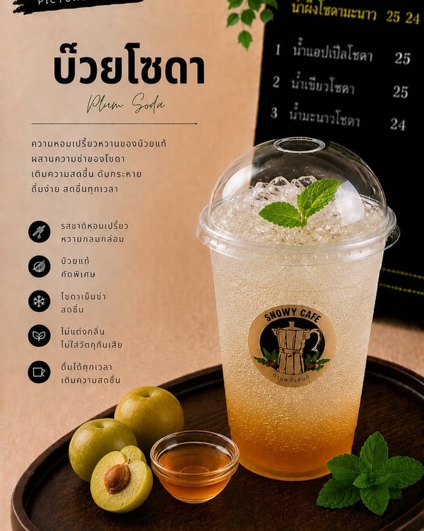 บ๊วยโซดา (Plum Soda)