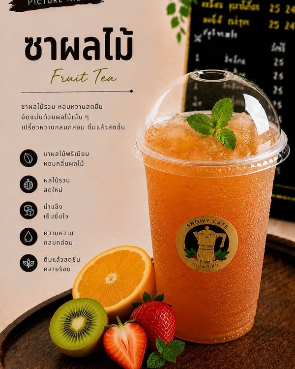 ชาผลไม้ (Fruit Tea)